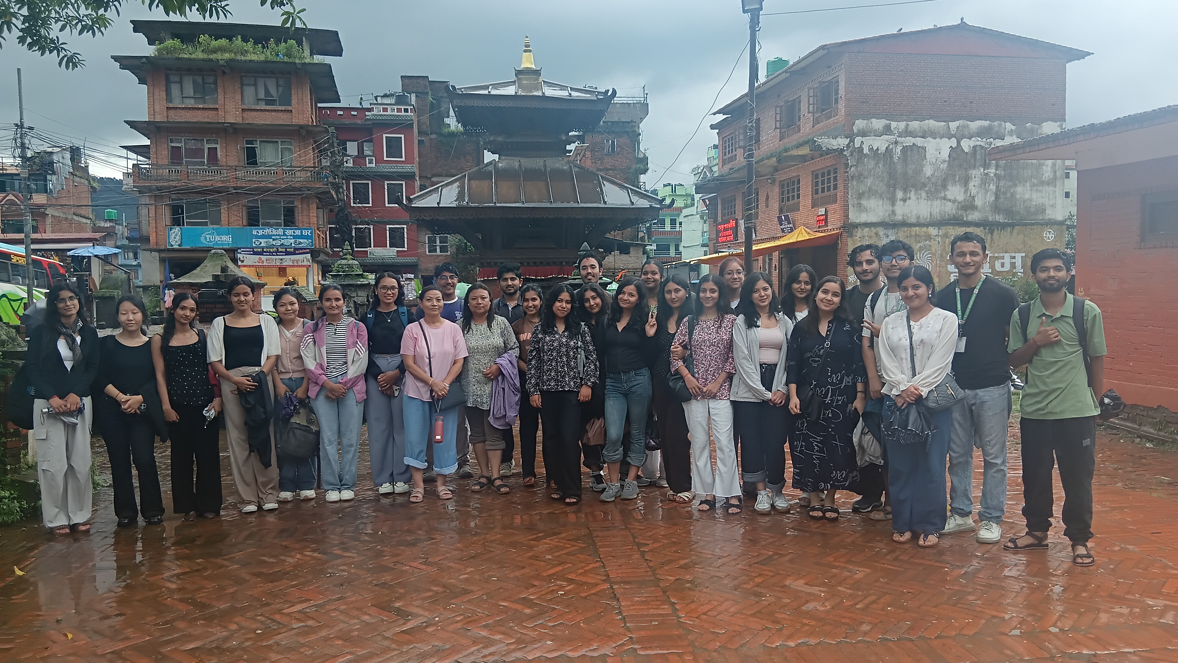 Site Visit For Asian Paints Inter College Students Design Competition